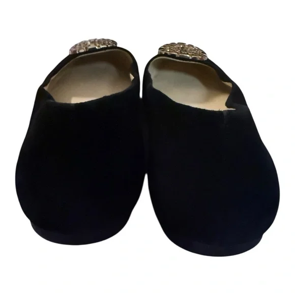 Alex Marie Azalea Black Suede Flat Shoes, size 8 - Picture 5 of 8